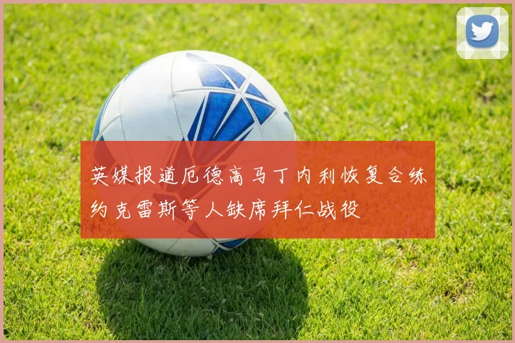 英媒报道厄德高马丁内利恢复合练约克雷斯等人缺席拜仁战役