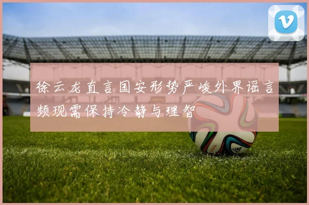 徐云龙直言国安形势严峻外界谣言频现需保持冷静与理智